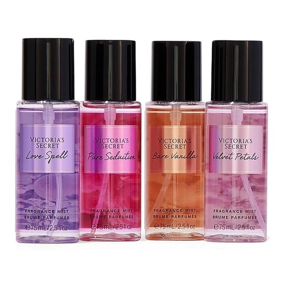 Victoria's Secret Other - Victoria's Secret Fragrance Mist Collection 4 Piece Mini Mist Gift Set